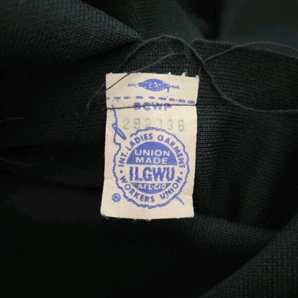 Vintage Black V-neck Ruffled Maxi Formal Dress Size 10 Goth Witch Vamp Sexy Glam - Picture 15 of 15